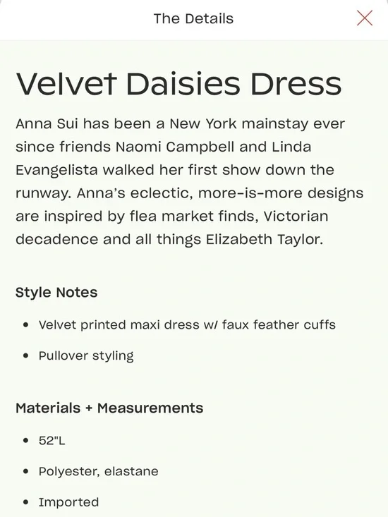 Anna Sui Velvet Daisies Green Feather Dress ✨ - Picture 5 of 5